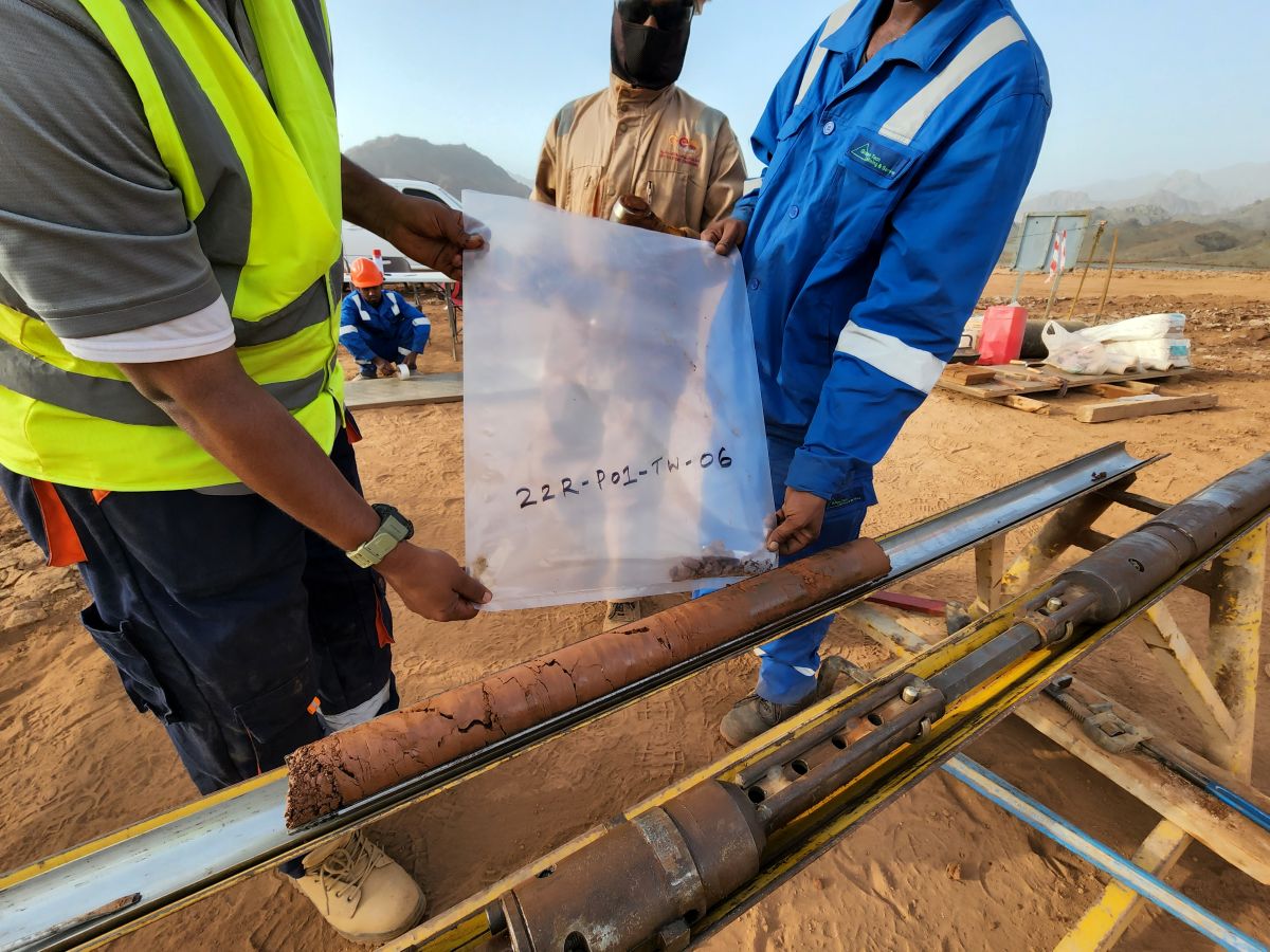 GTMS Tailing Core Sample